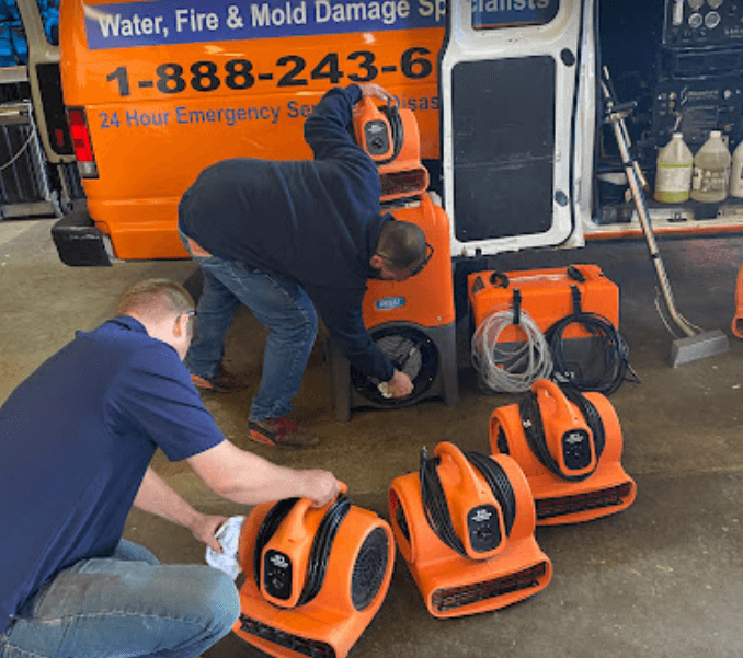 drying techniques for water damage