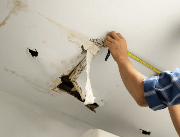 repair water damaged walls